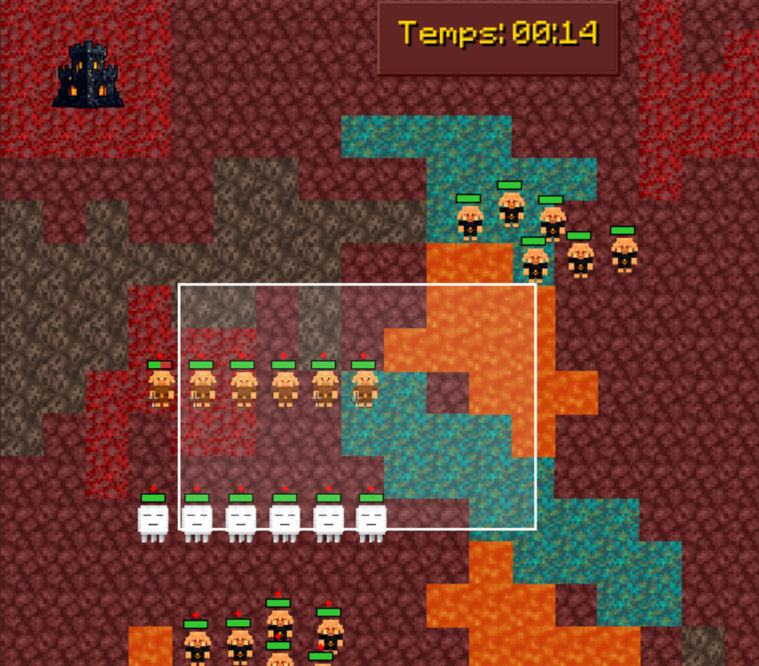 Sélection et déplacement des unités